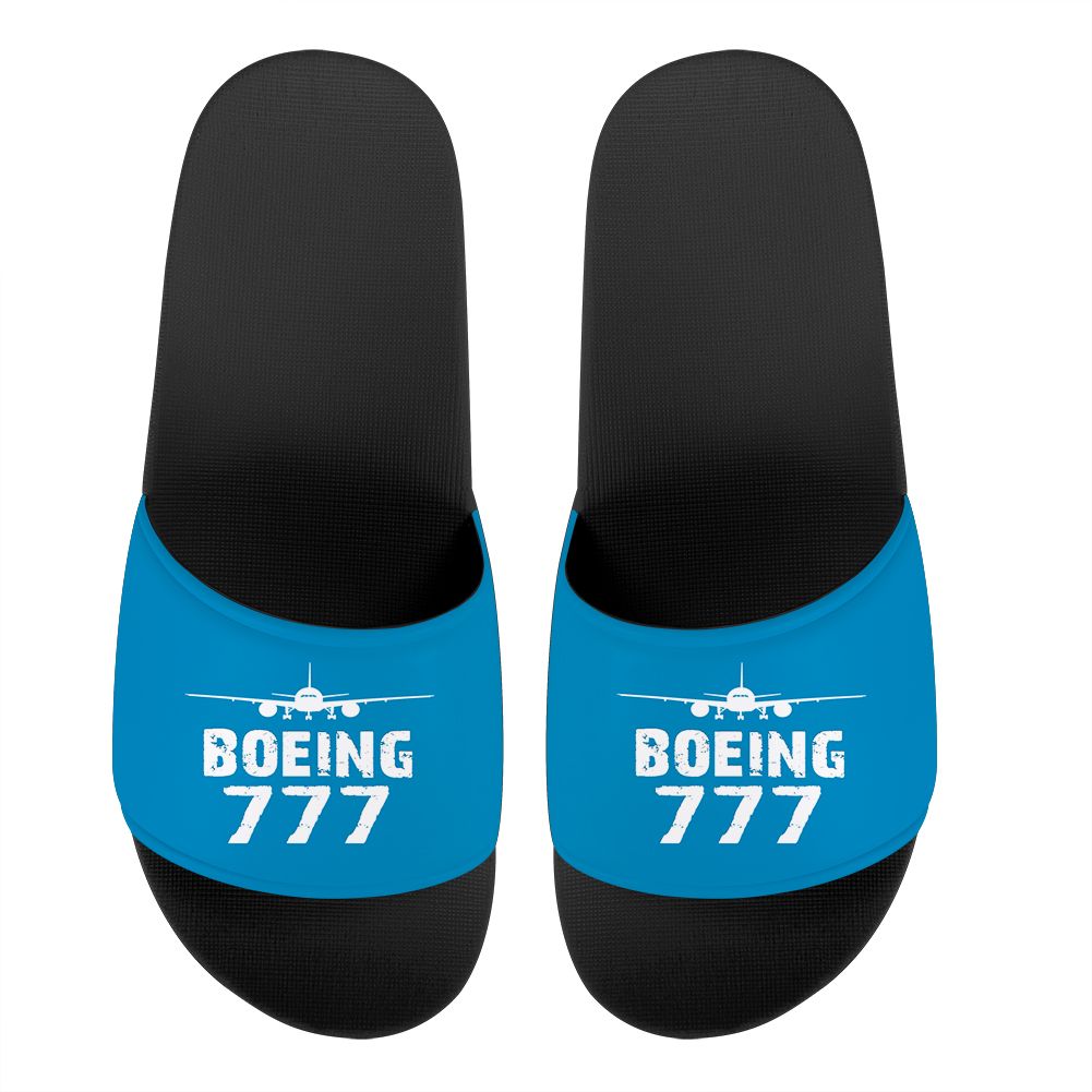 Boeing 777 & Plane Designed Sport Slippers
