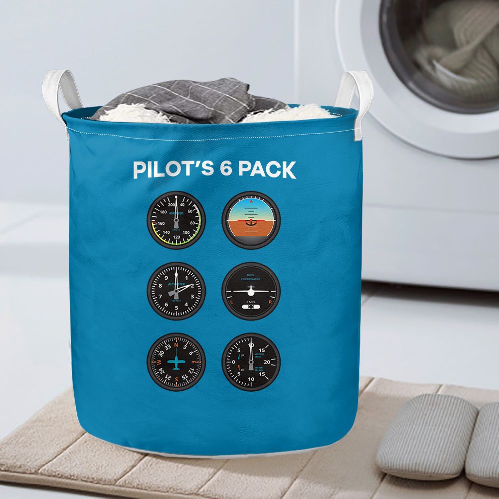 Pilot's 6 Pack Designed Laundry Baskets
