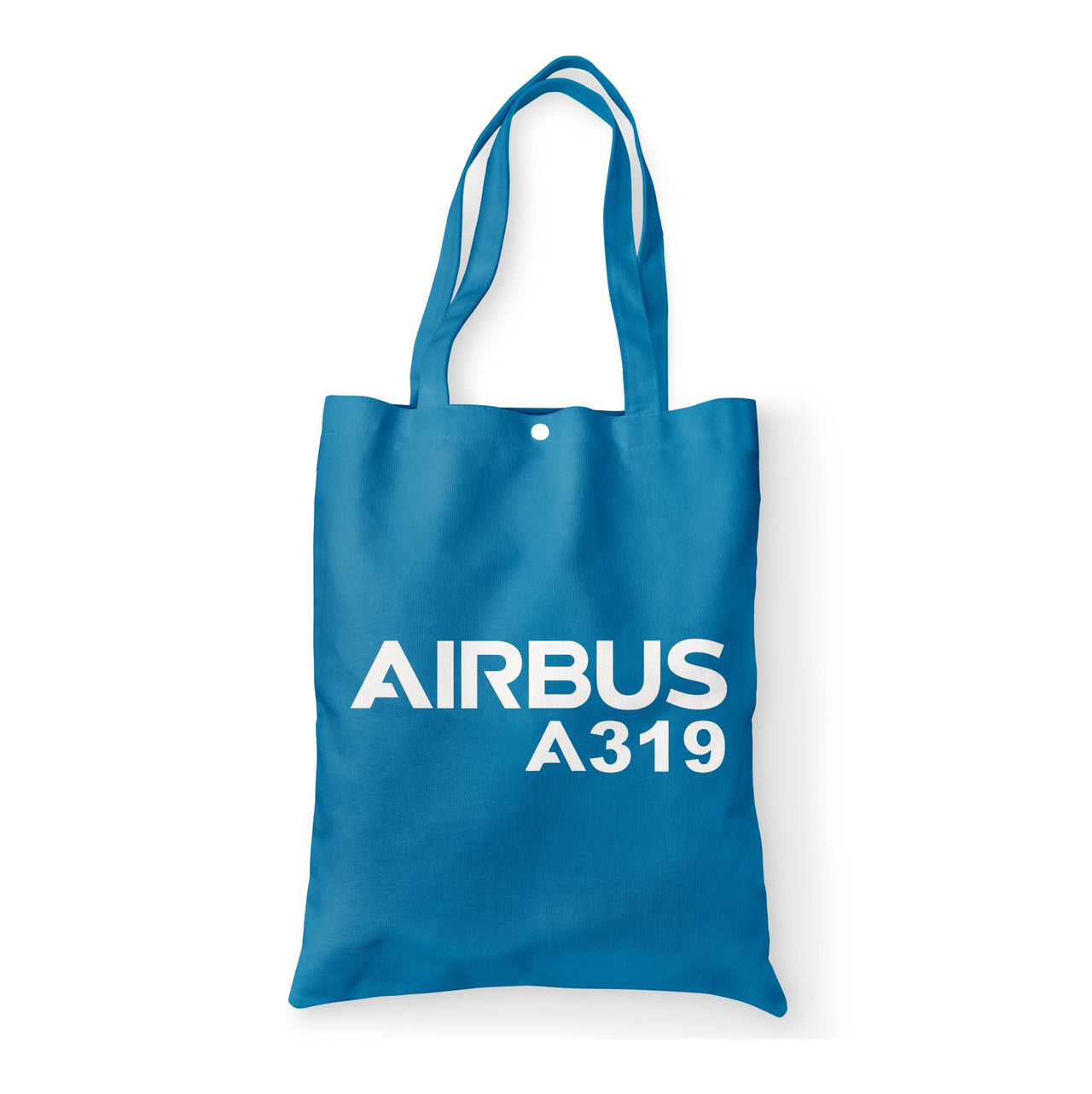 Airbus A319 & Text Designed Tote Bags