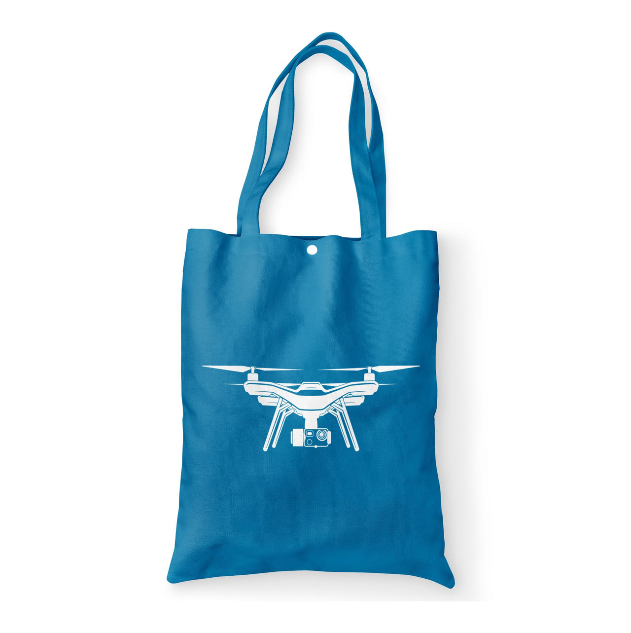 Drone Silhouette Designed Tote Bags