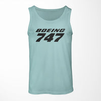 Thumbnail for Boeing 747 & Text Designed Tank Tops
