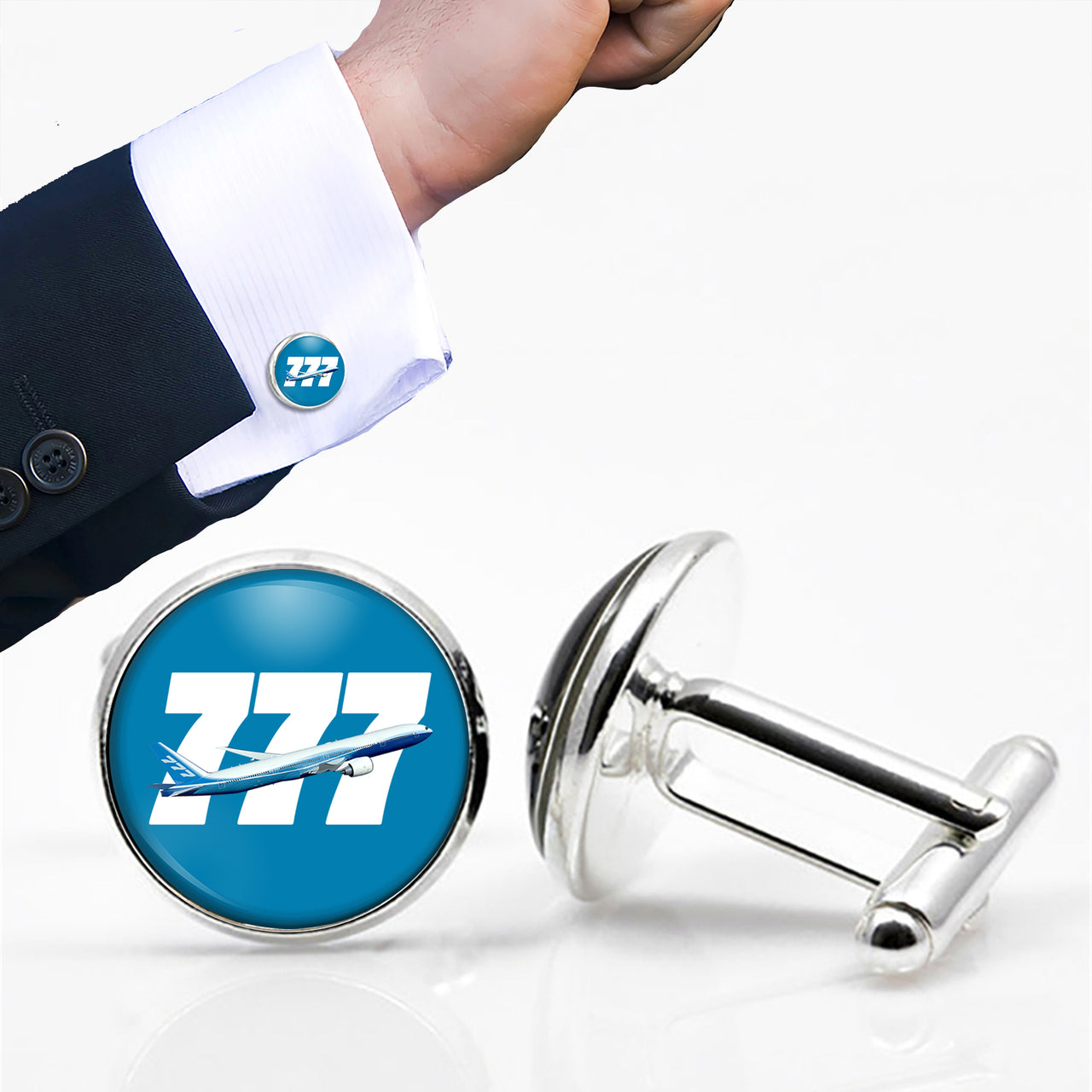 Super Boeing 777 Designed Cuff Links
