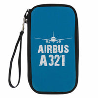 Thumbnail for Airbus A321 & Plane Designed Travel Cases & Wallets