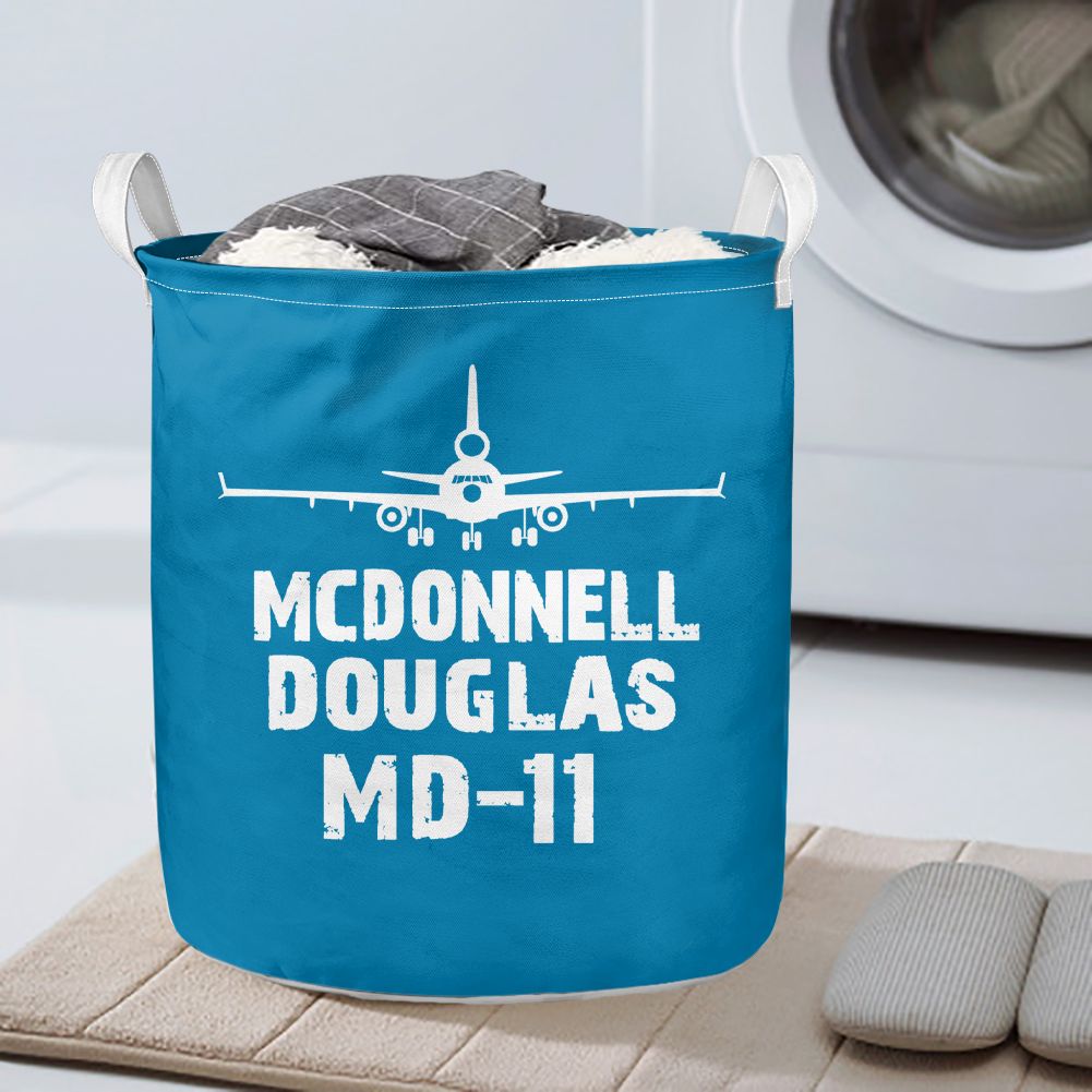 McDonnell Douglas MD-11 & Plane Designed Laundry Baskets