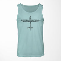 Thumbnail for Propeller Shape Aviation Alphabet Designed Tank Tops