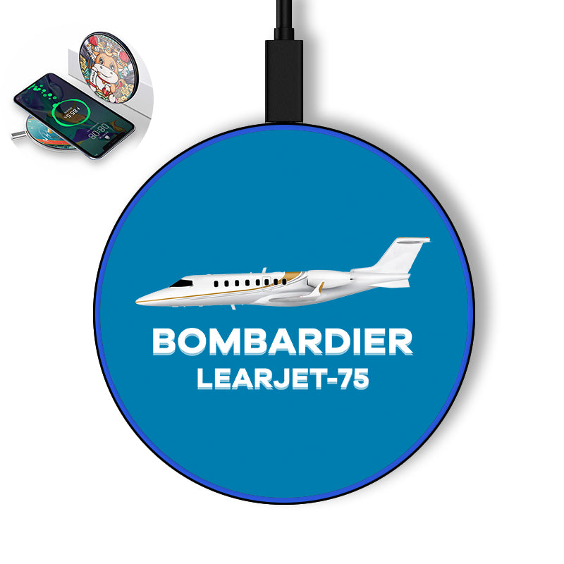 The Bombardier Learjet 75 Designed Wireless Chargers