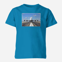 Thumbnail for Mighty Airbus A380 Designed Children T-Shirts