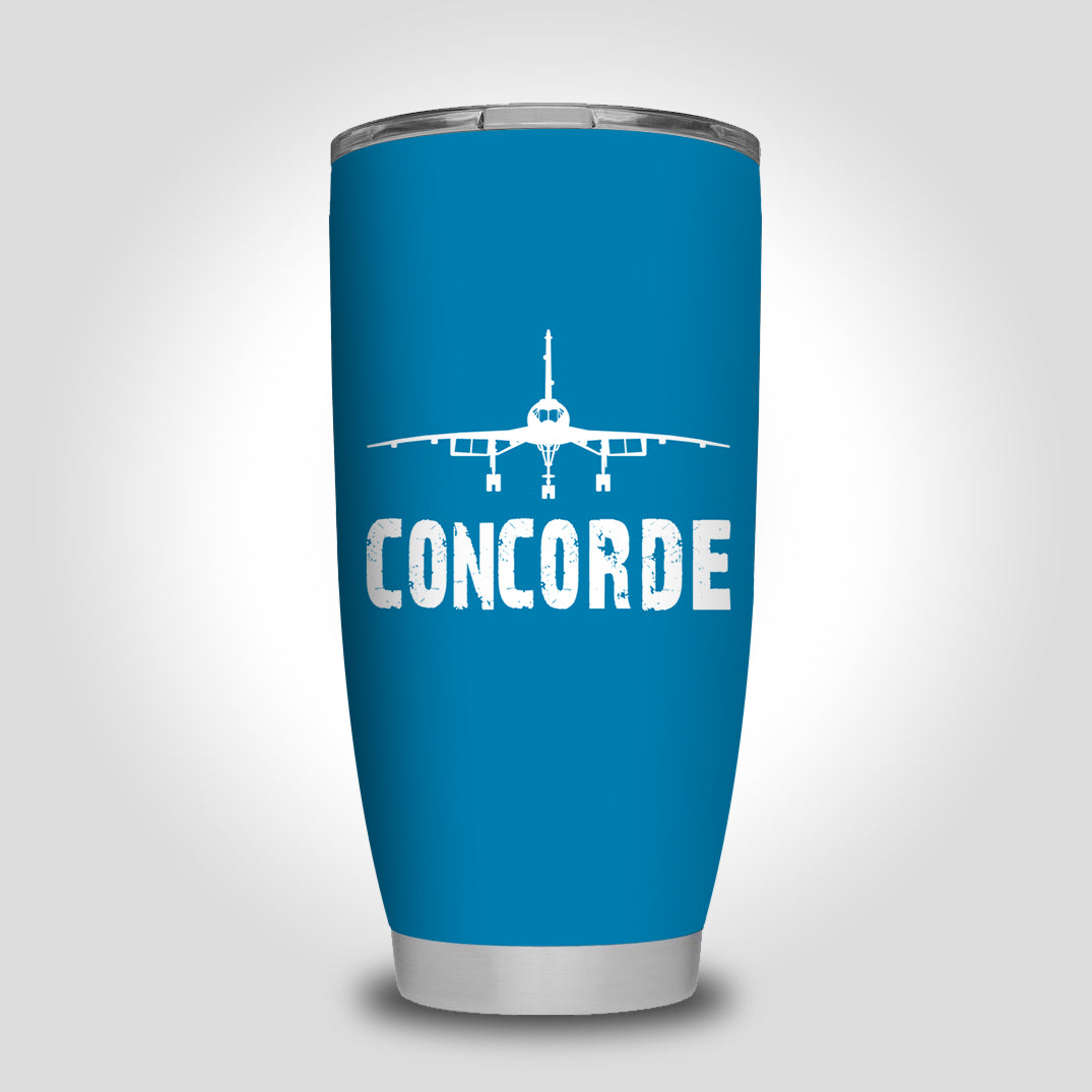 Concorde & Plane Designed Tumbler Travel Mugs