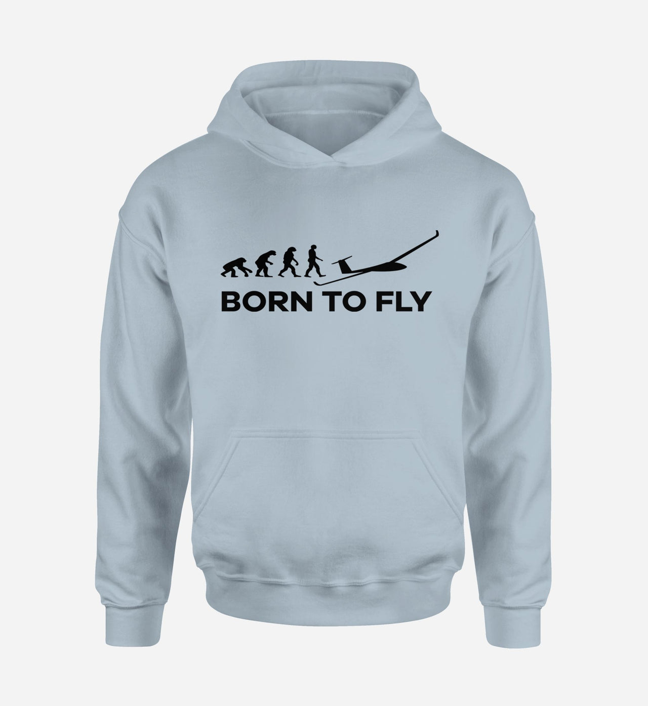 Born To Fly Glider Designed Hoodies