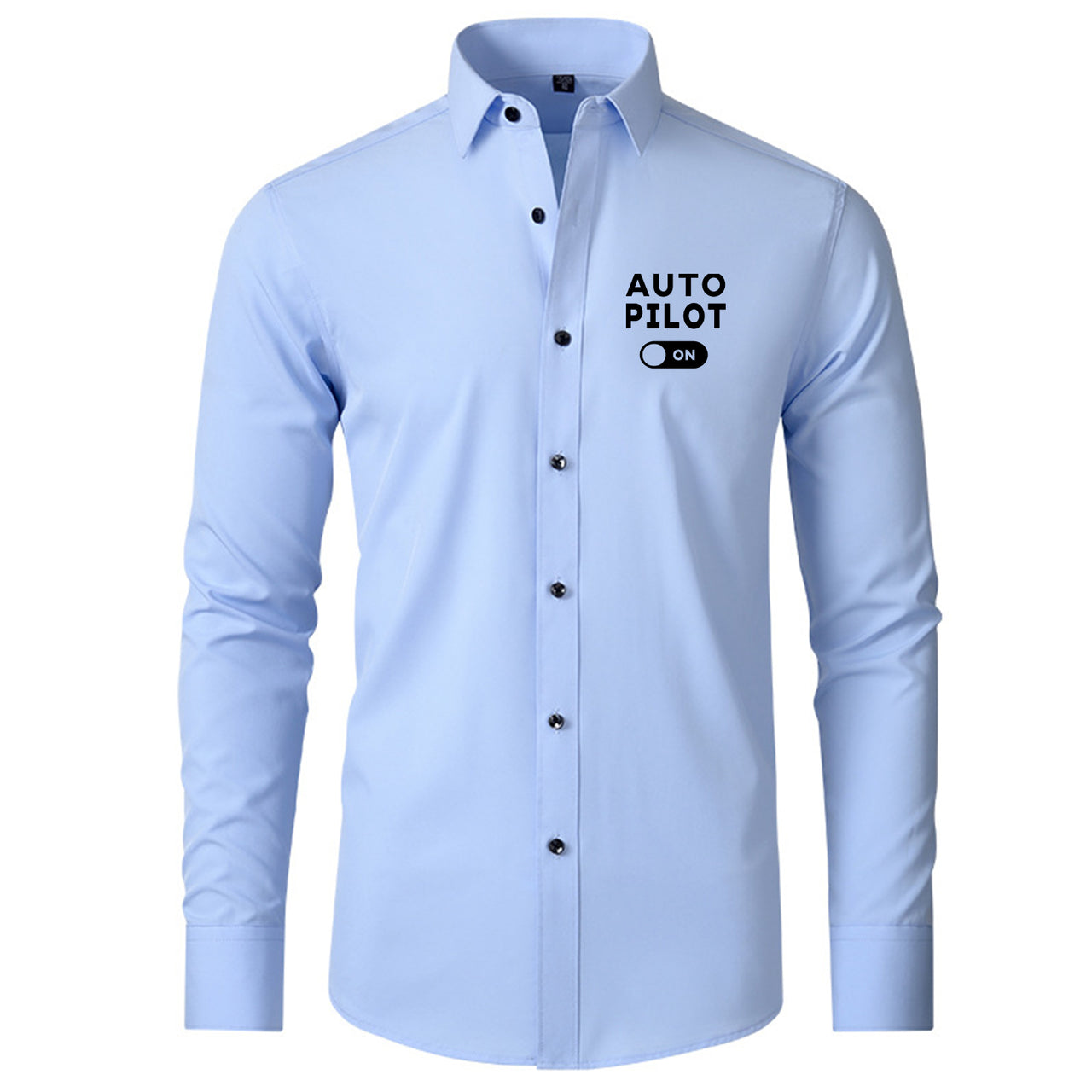 Auto Pilot ON Designed Long Sleeve Shirts