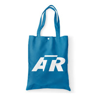Thumbnail for ATR & Text Designed Tote Bags