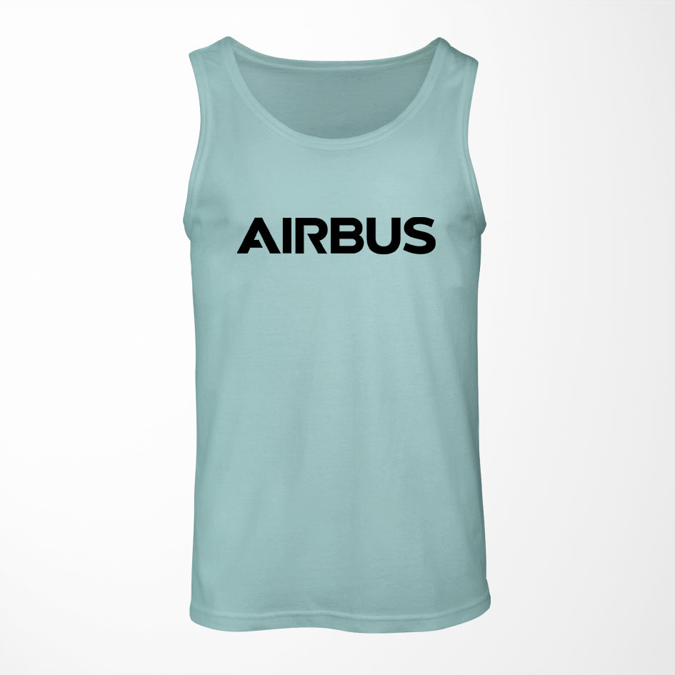 Airbus & Text Designed Tank Tops