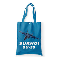Thumbnail for The Sukhoi SU-35 Designed Tote Bags