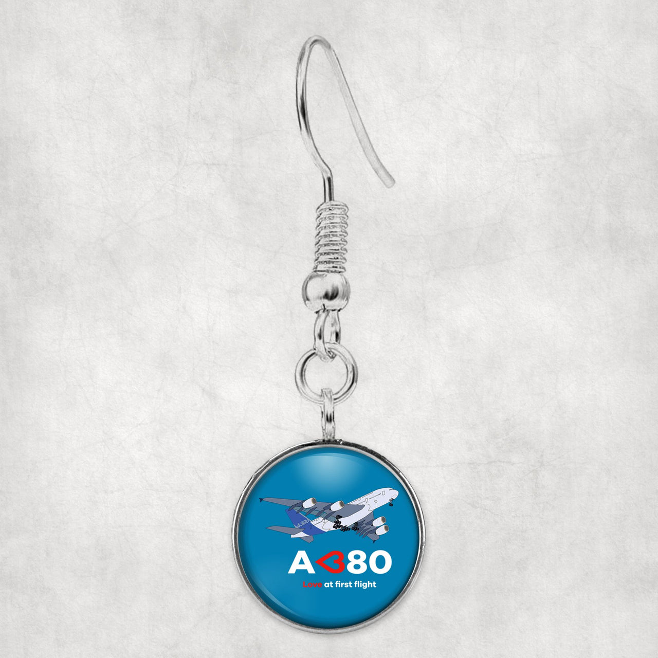 Airbus A380 Love at first flight Designed Earrings