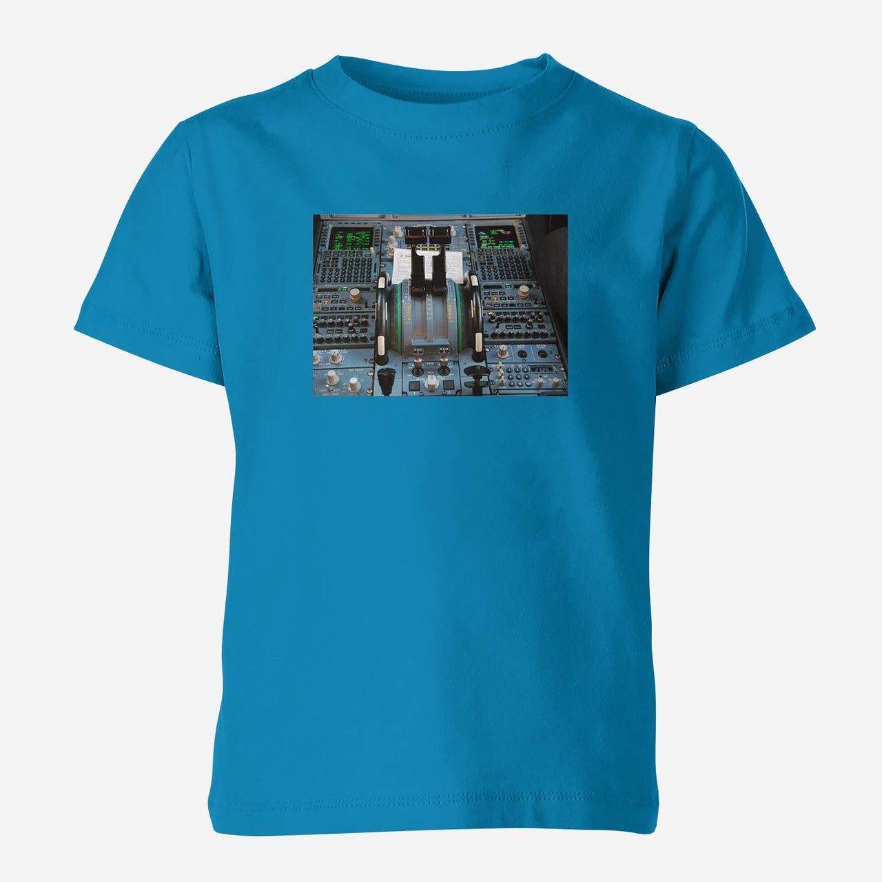 Airbus A320 Cockpit Designed Children T-Shirts