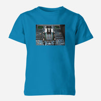 Thumbnail for Airbus A320 Cockpit Designed Children T-Shirts
