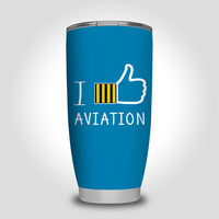 Thumbnail for I Like Aviation Designed Tumbler Travel Mugs