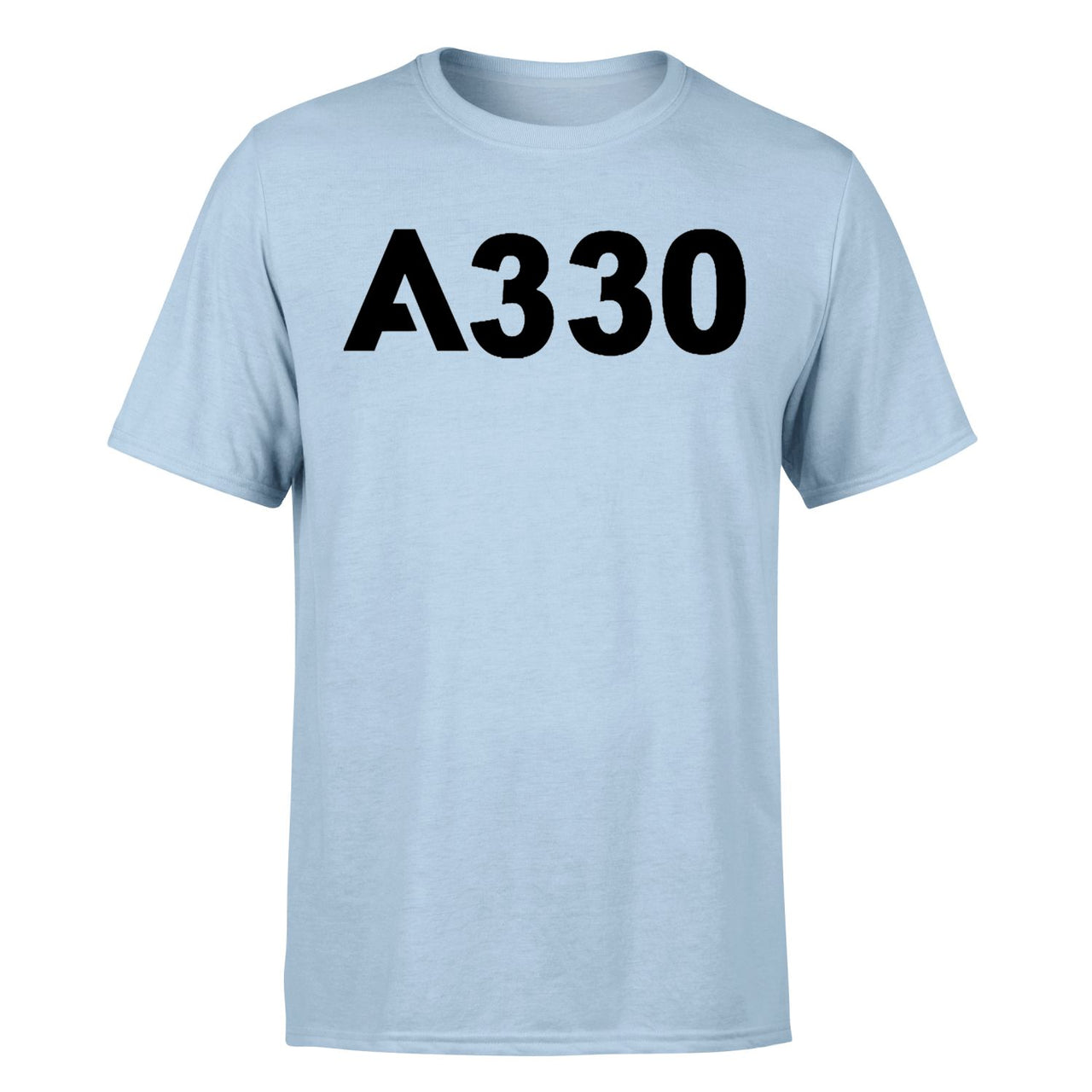 A330 Flat Text Designed T-Shirts