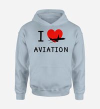 Thumbnail for I Love Aviation Designed Hoodies