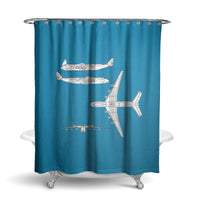 Thumbnail for Antonov AN-225 (14) Designed Shower Curtains