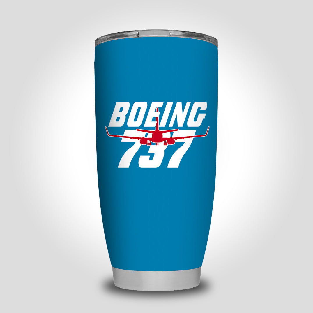 Amazing Boeing 737 Designed Tumbler Travel Mugs
