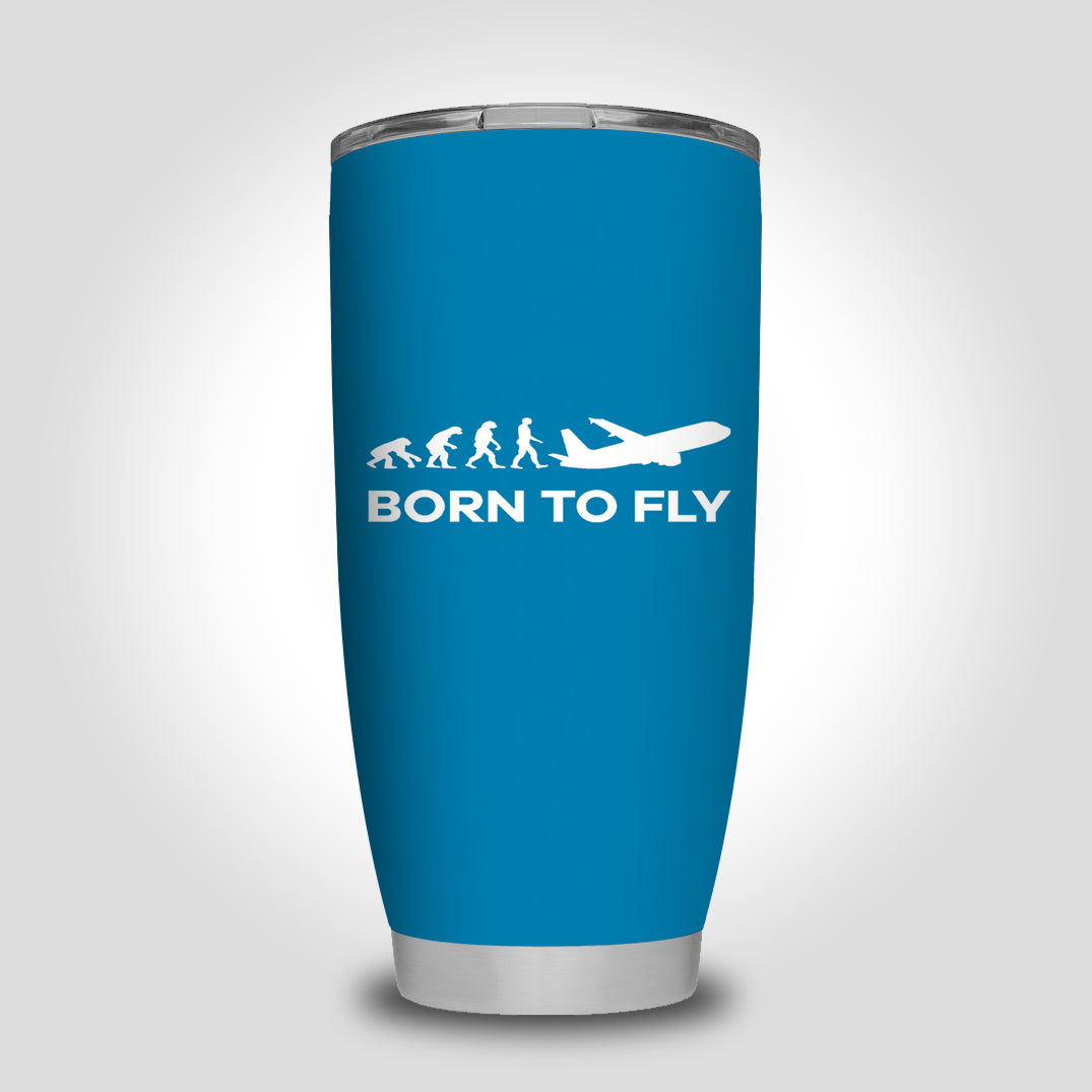 Born To Fly Designed Tumbler Travel Mugs