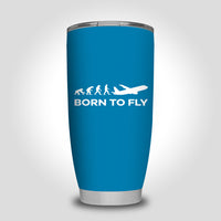 Thumbnail for Born To Fly Designed Tumbler Travel Mugs