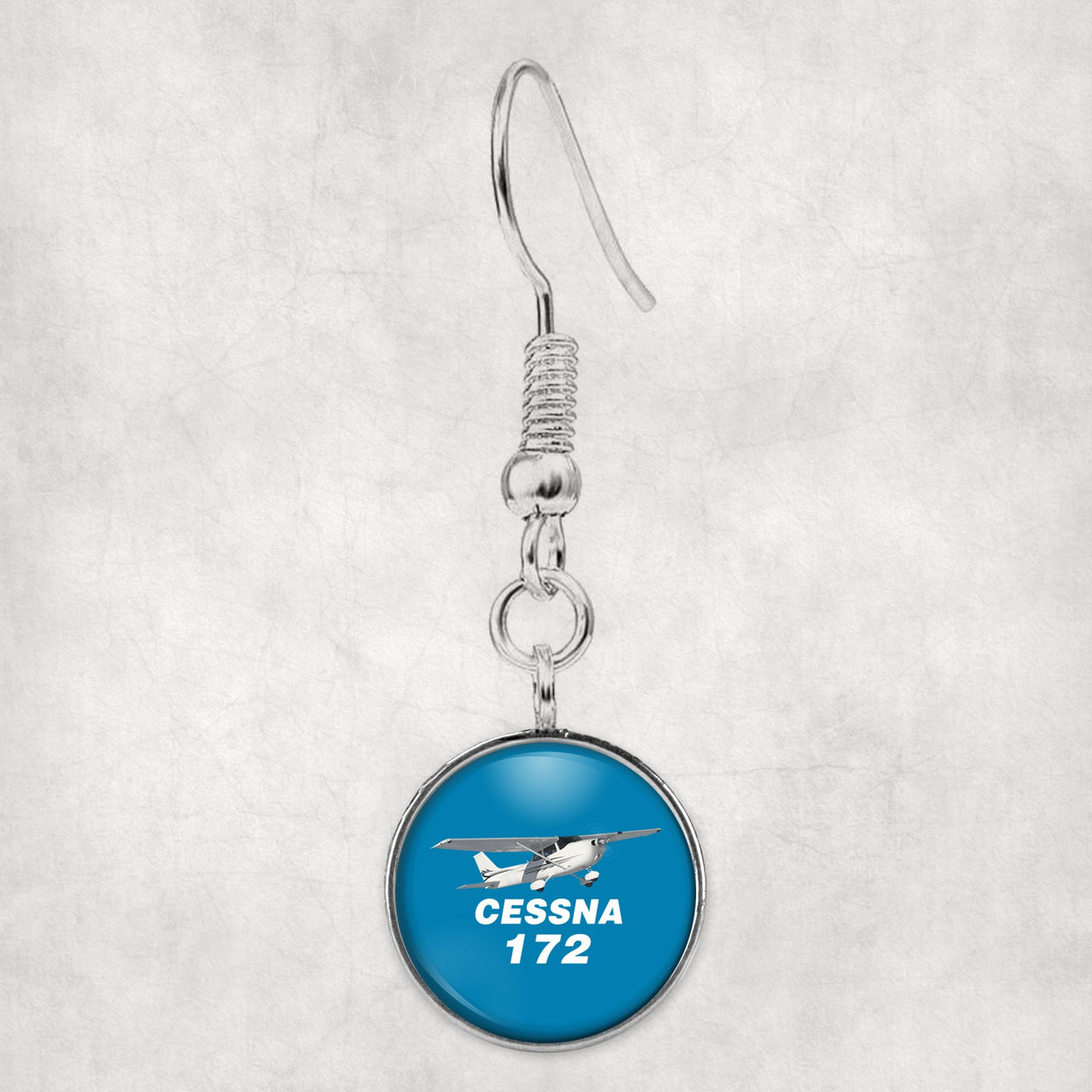 The Cessna 172 Designed Earrings