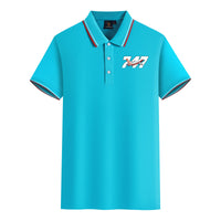 Thumbnail for Super Boeing 747 Intercontinental Designed Stylish Polo T-Shirts