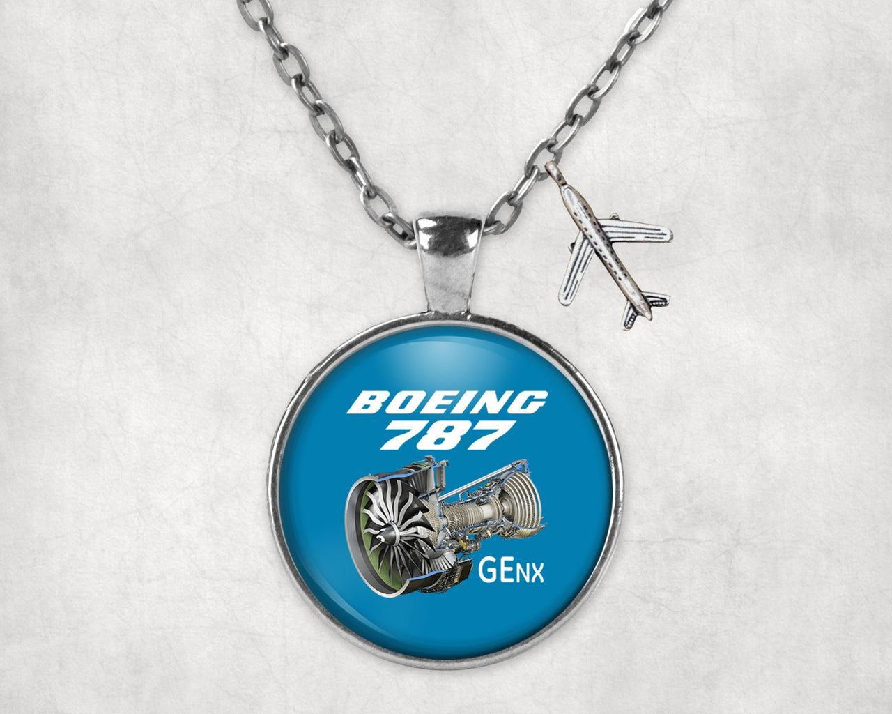 Boeing 787 & GENX Engine Designed Necklaces