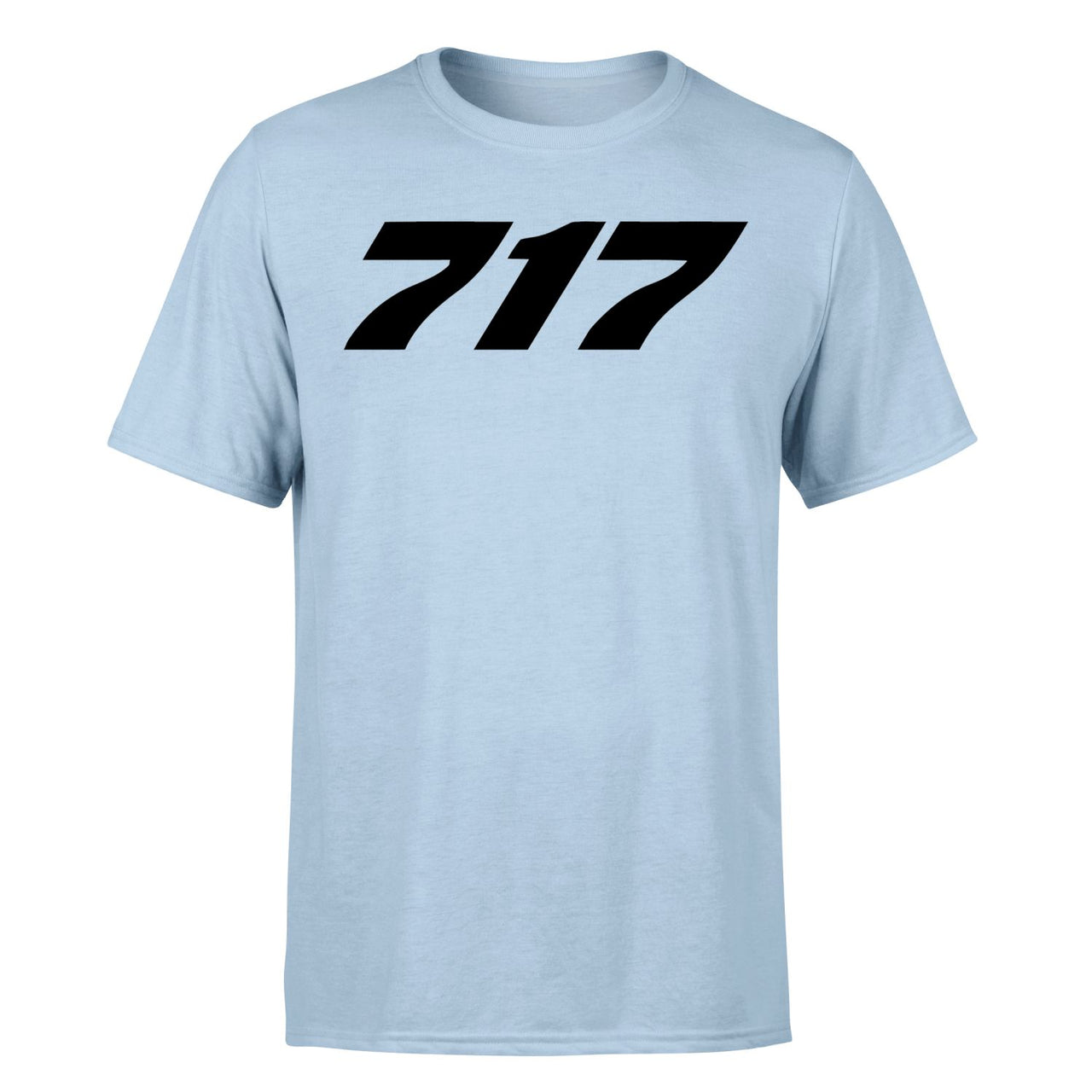 717 Flat Text Designed T-Shirts