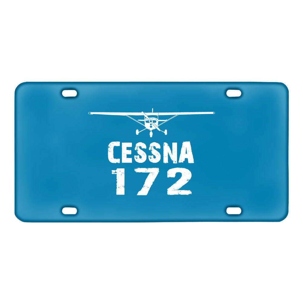 Cessna 172 & Plane Designed Metal (License) Plates