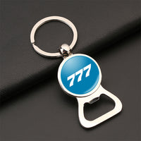 Thumbnail for 777 Flat Text Designed Bottle Opener Key Chains