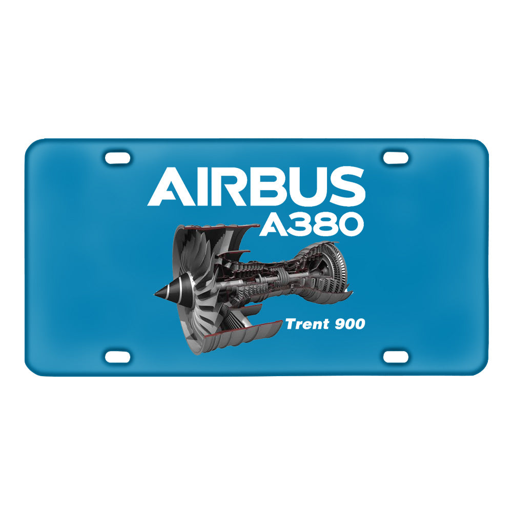 Airbus A380 & Trent 900 Engine Designed Metal (License) Plates