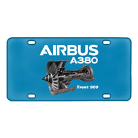 Thumbnail for Airbus A380 & Trent 900 Engine Designed Metal (License) Plates