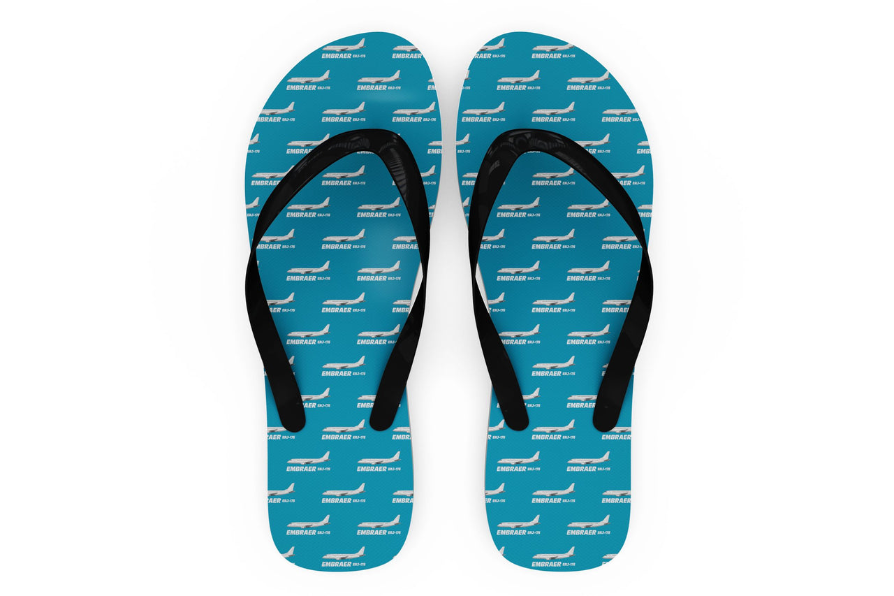 The Embraer ERJ-175 Designed Slippers (Flip Flops)