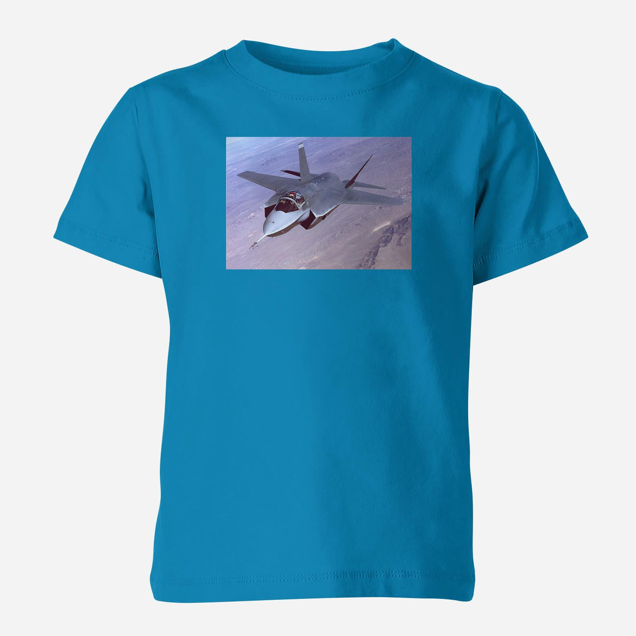 Fighter Jet 35 Captured in the Air Designed Children T-Shirts