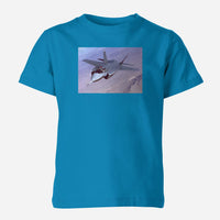 Thumbnail for Fighter Jet 35 Captured in the Air Designed Children T-Shirts