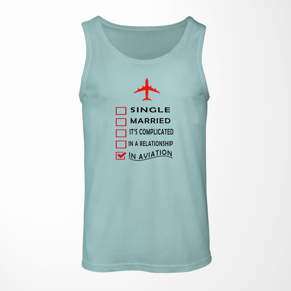 In Aviation Designed Tank Tops