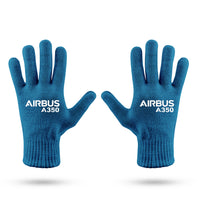 Thumbnail for Airbus A350 & Text Designed Gloves