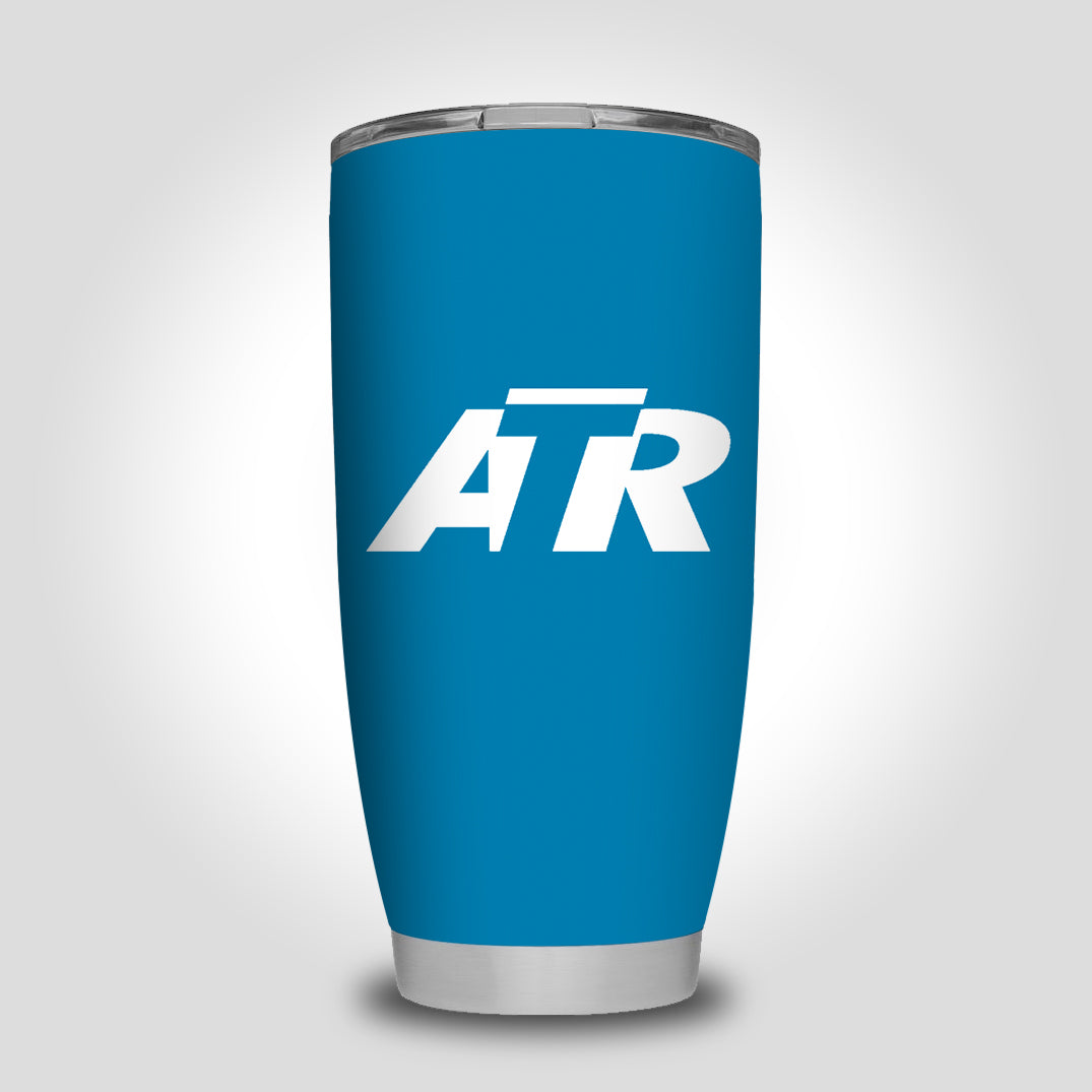 ATR & Text Designed Tumbler Travel Mugs