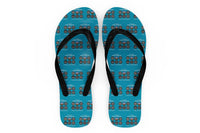 Thumbnail for The Only Six Pack I Will Ever Need Designed Slippers (Flip Flops)