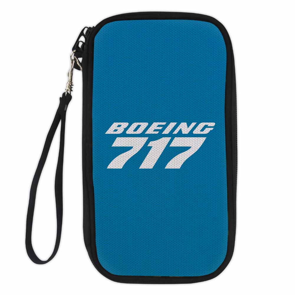 Boeing 717 & Text Designed Travel Cases & Wallets