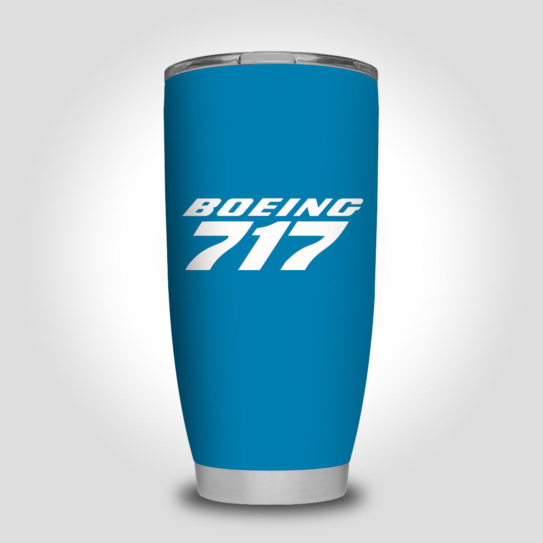 Boeing 717 & Text Designed Tumbler Travel Mugs