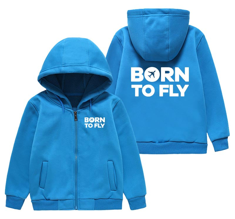 Born To Fly Special Designed "CHILDREN" Zipped Hoodies