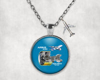 Thumbnail for Airbus A380 & GP7000 Engine Designed Necklaces
