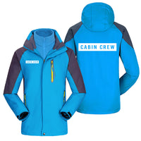 Thumbnail for Cabin Crew Text Designed Thick Skiing Jackets
