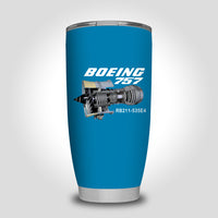 Thumbnail for Boeing 757 & Rolls Royce Engine (RB211) Designed Tumbler Travel Mugs