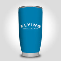Thumbnail for Flying All Around The World Designed Tumbler Travel Mugs