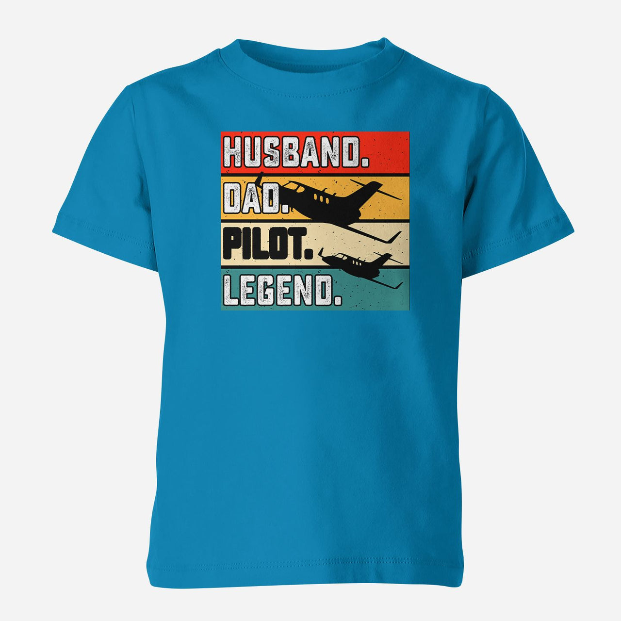 Husband & Dad & Pilot & Legend Designed Children T-Shirts